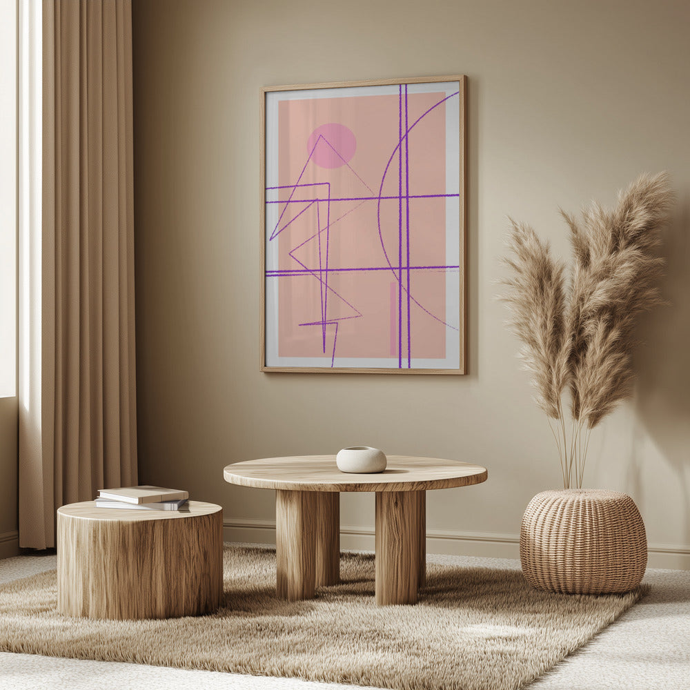 Angular Lines No 14 Poster
